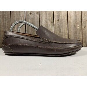 Olukai Men’s Kulana Leather Brown Loafers Shoe Size 9.5
